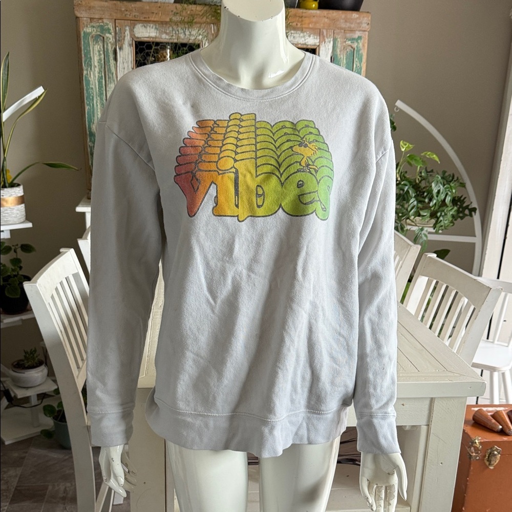Snoopy Woodstock Vibe Graphic Sweatshirt Old navy size M